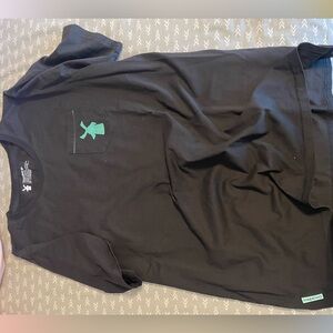 Dutch bros Black T-Shirt with Green Logo